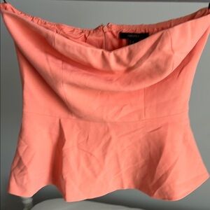 Coral Strapless Women's Skirt